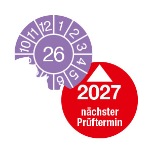 Jahresprüfplaketten