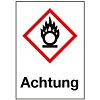 Brandfördernd - Achtung