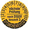 Prüfplakette - nächste Prüfung nach DGUV Vorschrift 3