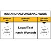 Instandhaltungs-Nachweis - individuell