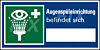 Augenspüleinrichtung befindet sich