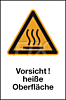 Vorsicht! Heiße Oberfläche - W017