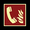 Brandmeldetelefon - langnachleuchtend