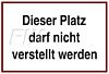 Dieser Platz darf nicht verstellt werden
