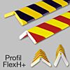 Eckschutzprofil-FlexH+, flexibel anpassbar, selbstklebend