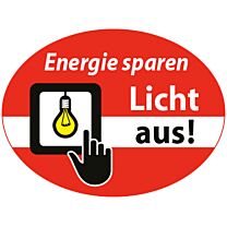 Energie sparen - Licht aus!
