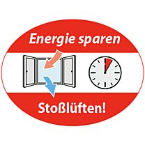 Energie sparen - Stoßlüften!