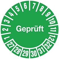 Prüfplakette - Geprüft