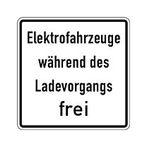 Elektrofahrzeuge während des Ladevorgangs frei