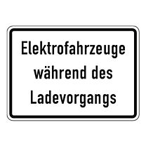 Elektrofahrzeuge während des Ladevorgangs