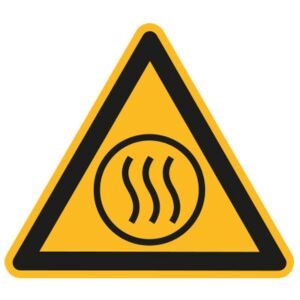 Warnung vor heißem Inhalt