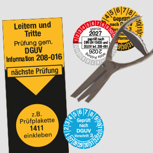 Plaketten f&uuml;r den E-Check