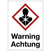 Gesundheitsgefahr - Warning / Achtung