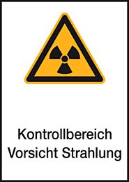 Kontrollbereich - Vorsicht Strahlung