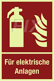 Feuerlöscher für elektr. Anlagen - LN