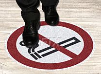 Bodenmarkierer - Rauchen verboten